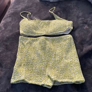 Sweet lime green bikini